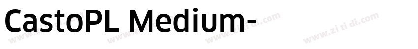 CastoPL Medium字体转换